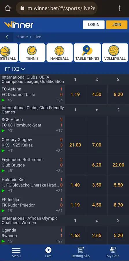 Winner Bet RDC – Betting in Congo Kinshasa. PDF match list, APK.